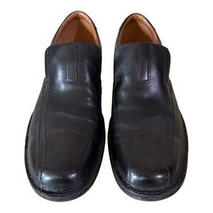 Mens Clarks Collection Soft Cushion Ortholite Dress Shoes Leather Loafers 12 M